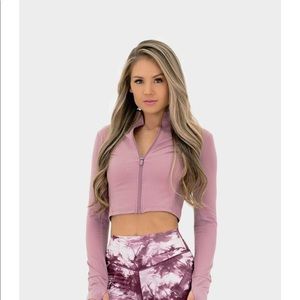 NWT balance athletica elevate crop zip-intuition